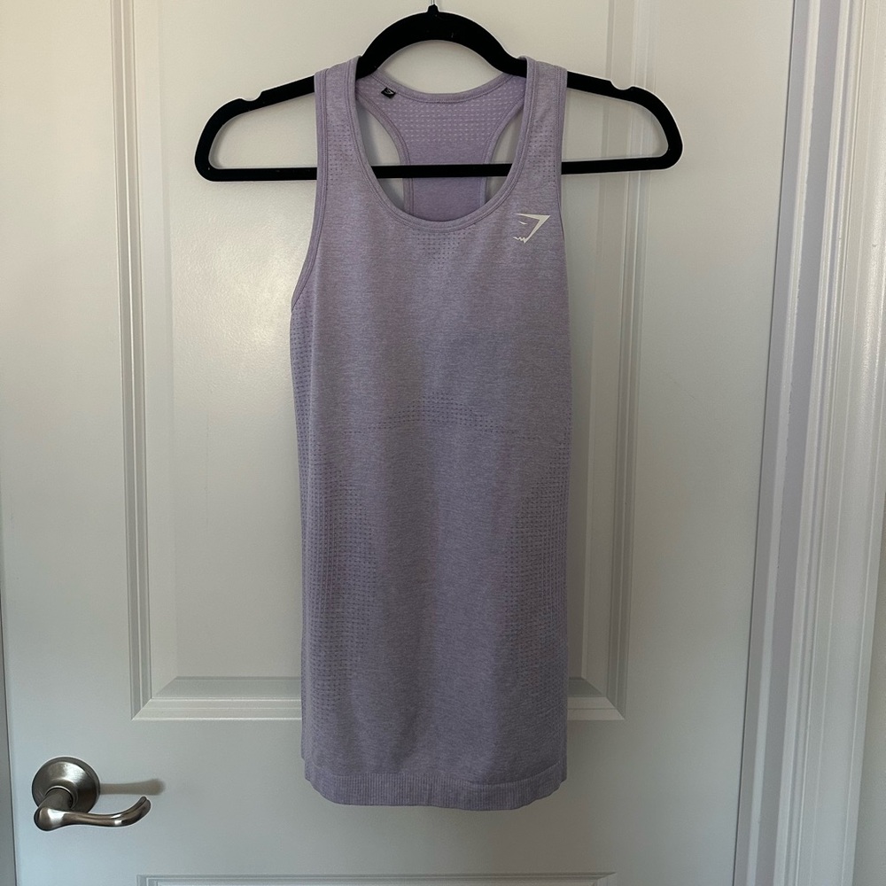 Gymshark Seamless Vital Tank in Lilac Size S